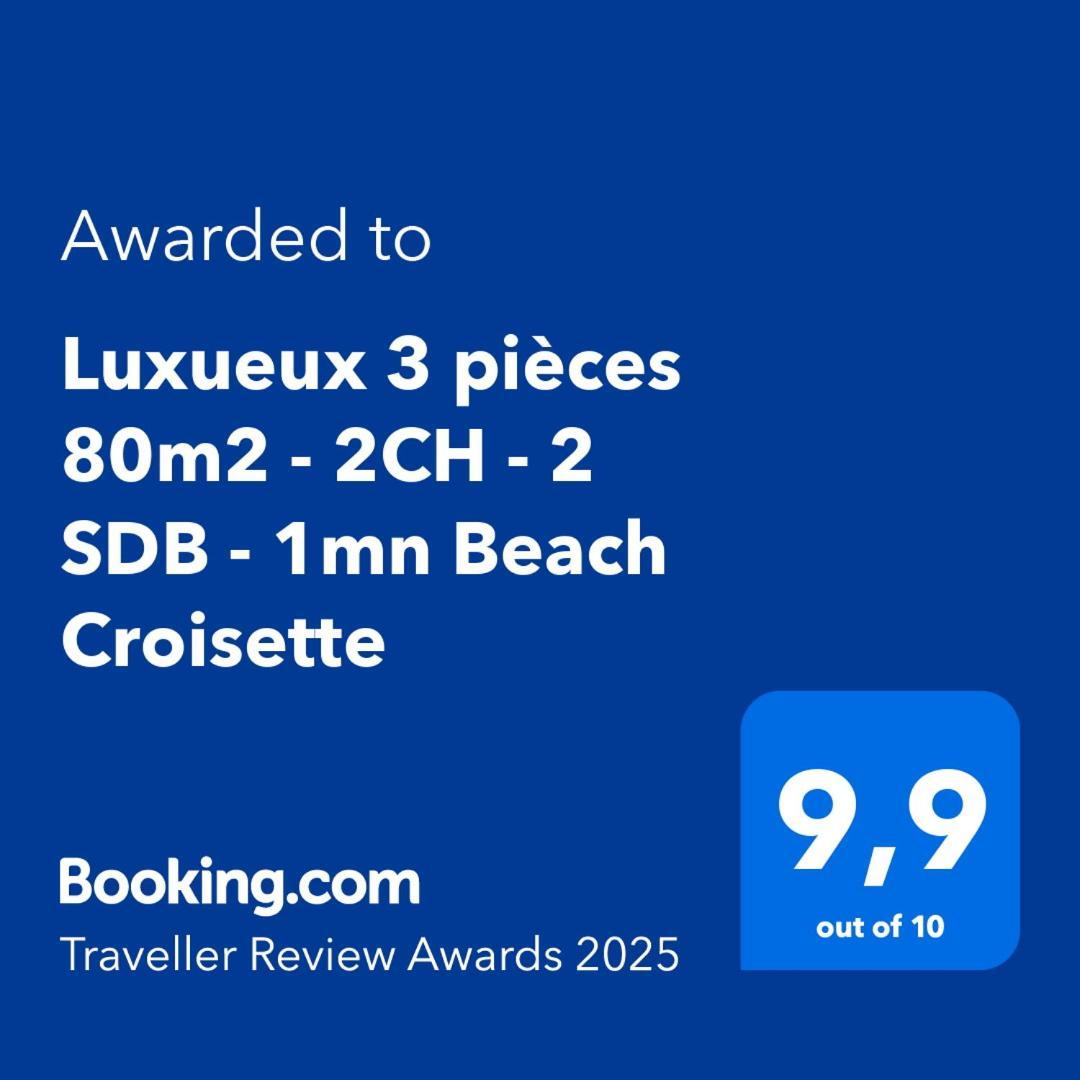 Luxueux 3 Pieces 80M2 - 2Ch - 2 Sdb - 1Mn Beach Croisette كان المظهر الخارجي الصورة
